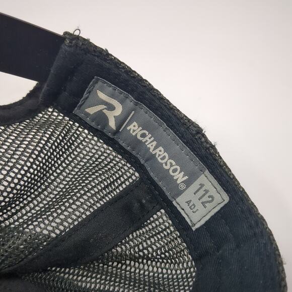 Back Country Hunters Snapback Trucker Hat Gray OS Adjustable Mesh Richardson - Picture 9 of 10